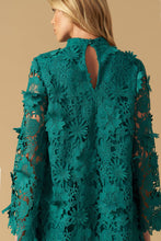 Load image into Gallery viewer, IN THE FLOW WOVEN LACE MINI DRESS