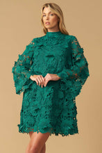 Load image into Gallery viewer, IN THE FLOW WOVEN LACE MINI DRESS