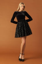 Load image into Gallery viewer, CAFÉ CONVERSATION WOVEN MINI DRESS