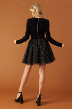 Load image into Gallery viewer, CAFÉ CONVERSATION WOVEN MINI DRESS