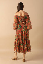 Load image into Gallery viewer, COMING AROUND WOVEN MIDI DRESS