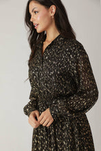 Load image into Gallery viewer, MOSSY MEADOW WOVEN MIDI DRESS