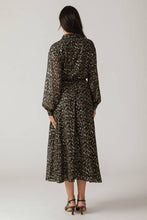 Load image into Gallery viewer, MOSSY MEADOW WOVEN MIDI DRESS