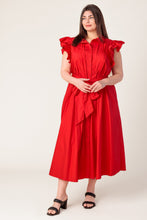 Load image into Gallery viewer, GLIMPSE IN TIME WOVEN MIDI DRESS