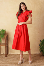 Load image into Gallery viewer, GLIMPSE IN TIME WOVEN MIDI DRESS