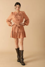 Load image into Gallery viewer, WANDERING MIND WOVEN MINI DRESS