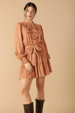 Load image into Gallery viewer, WANDERING MIND WOVEN MINI DRESS