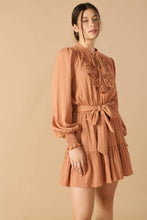 Load image into Gallery viewer, WANDERING MIND WOVEN MINI DRESS