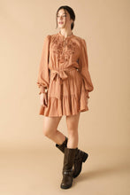 Load image into Gallery viewer, WANDERING MIND WOVEN MINI DRESS
