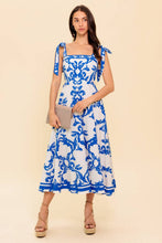 Load image into Gallery viewer, ADAIR PASSPORT TO THE SUN WOVEN MIDI DRESS