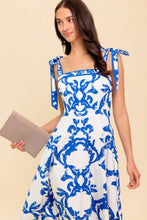 Load image into Gallery viewer, ADAIR PASSPORT TO THE SUN WOVEN MIDI DRESS