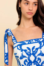 Load image into Gallery viewer, ADAIR PASSPORT TO THE SUN WOVEN MIDI DRESS