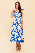 Load image into Gallery viewer, ADAIR PASSPORT TO THE SUN WOVEN MIDI DRESS