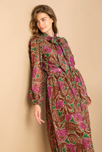 Load image into Gallery viewer, DRIFTING THOUGHTS WOVEN MIDI DRESS