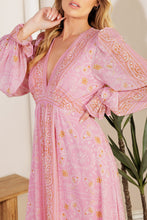 Load image into Gallery viewer, RIPPLES OF TIME WOVEN MAXI DRESS