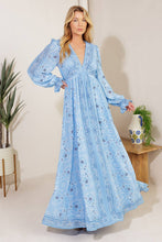Load image into Gallery viewer, RIPPLES OF TIME WOVEN MAXI DRESS