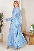 Load image into Gallery viewer, RIPPLES OF TIME WOVEN MAXI DRESS