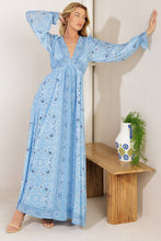 Load image into Gallery viewer, RIPPLES OF TIME WOVEN MAXI DRESS