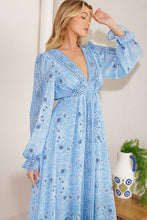 Load image into Gallery viewer, RIPPLES OF TIME WOVEN MAXI DRESS