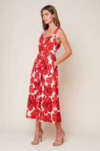 Load image into Gallery viewer, WAVES OF LIFE WOVEN MIDI DRESS