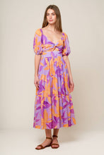 Load image into Gallery viewer, BLOOMING BRUNCH WOVEN MIDI DRESS