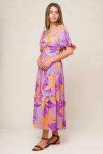 Load image into Gallery viewer, BLOOMING BRUNCH WOVEN MIDI DRESS