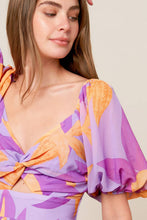 Load image into Gallery viewer, BLOOMING BRUNCH WOVEN MIDI DRESS