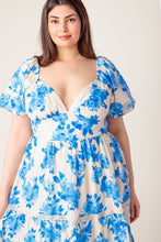 Load image into Gallery viewer, THROUGH THE FOG WOVEN MIDI DRESS