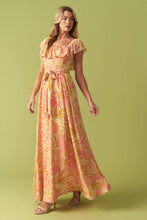 Load image into Gallery viewer, THE ART OF BALANCE WOVEN MIDI DRESS