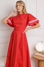 Load image into Gallery viewer, A CRAZY IDEA WOVEN MIDI DRESS