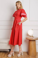 Load image into Gallery viewer, A CRAZY IDEA WOVEN MIDI DRESS