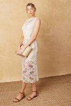 Load image into Gallery viewer, TIMELESS TREASURES LACE WOVEN MIDI DRESS