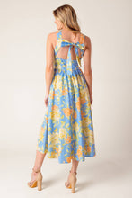 Load image into Gallery viewer, LIKE MAGIC POWDER BLUE WOVEN MIDI DRESS