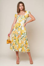 Load image into Gallery viewer, GARDEN OF DREAMS WOVEN EYELET MIDI DRESS