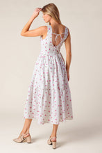 Load image into Gallery viewer, THENA GARDEN PARTY WOVEN EYELET MIDI DRESS