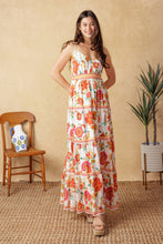 Load image into Gallery viewer, EASY ON ME IVORY RED MIDI DRESS