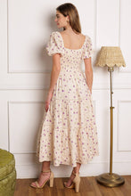 Load image into Gallery viewer, SUNSET GAZING WOVEN MIDI DRESS