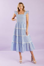 Load image into Gallery viewer, SWING OF THINGS WOVEN MIDI DRESS