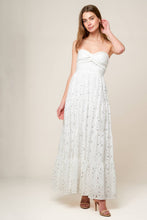 Load image into Gallery viewer, WISHING WELL WHITE WOVEN LACE MAXI DRESS