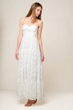 Load image into Gallery viewer, WISHING WELL WHITE WOVEN LACE MAXI DRESS