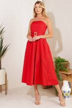Load image into Gallery viewer, DAYS THAT FADE WOVEN MIDI DRESS
