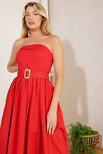 Load image into Gallery viewer, DAYS THAT FADE WOVEN MIDI DRESS