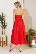 Load image into Gallery viewer, DAYS THAT FADE WOVEN MIDI DRESS
