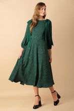 Load image into Gallery viewer, COSMIC REFLECTIONS WOVEN MIDI DRESS