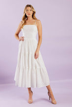 Load image into Gallery viewer, ENCHANTING MOMENTS WOVEN MIDI DRESS