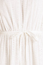 Load image into Gallery viewer, STARLIGHT SOIREE WOVEN EYELET MINI DRESS