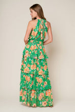 Load image into Gallery viewer, PORCELAIN BLOOM WOVEN MAXI DRESS