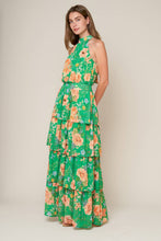 Load image into Gallery viewer, PORCELAIN BLOOM WOVEN MAXI DRESS