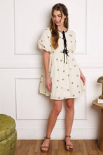Load image into Gallery viewer, A DAY AT THE VINEYARD WOVEN MINI BADYDOLL DRESS