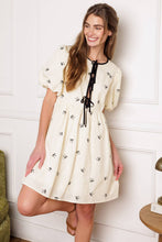 Load image into Gallery viewer, A DAY AT THE VINEYARD WOVEN MINI BADYDOLL DRESS